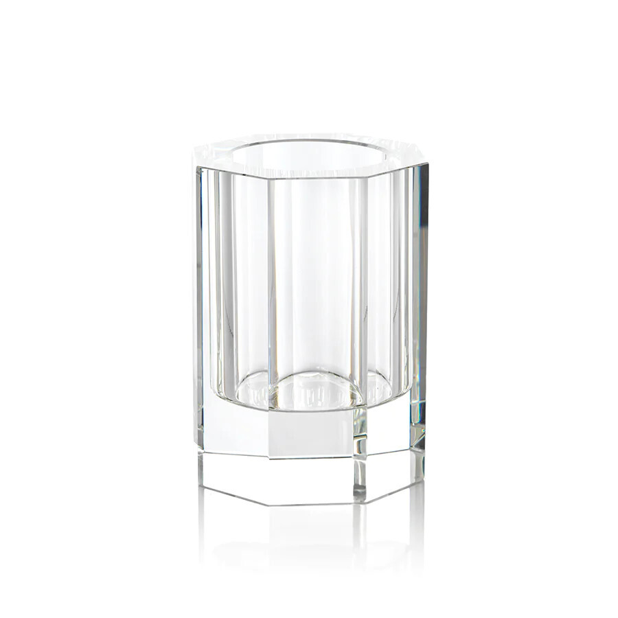 Emilia Octagonal Crystal Vase