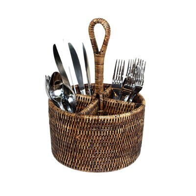 Round Utensil Basket