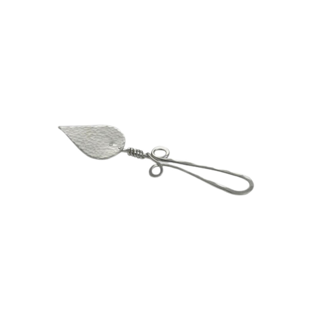 Silver Brie Server Vine