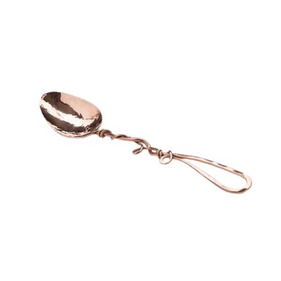 Copper Small Serving Spoon- Vine