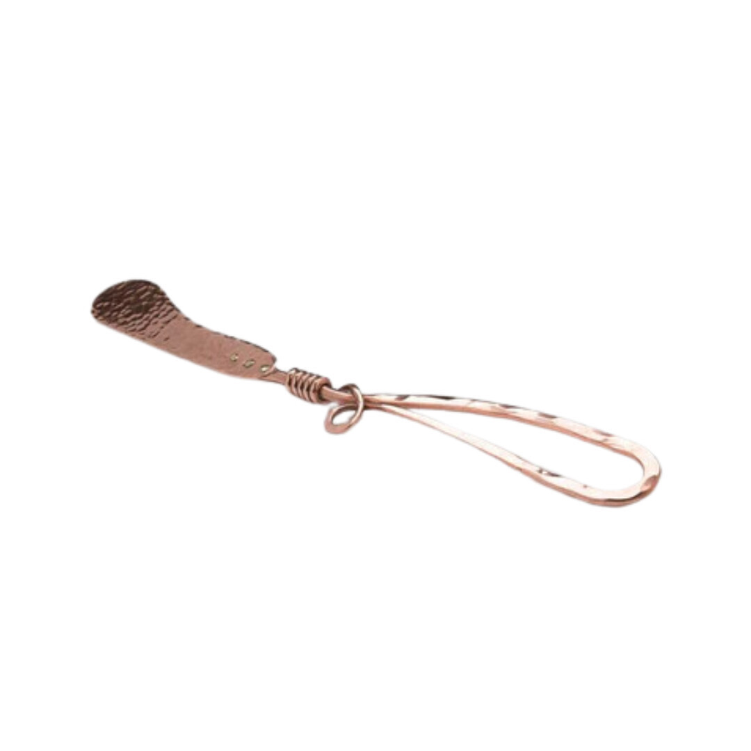 Copper Pate Knife - Vine