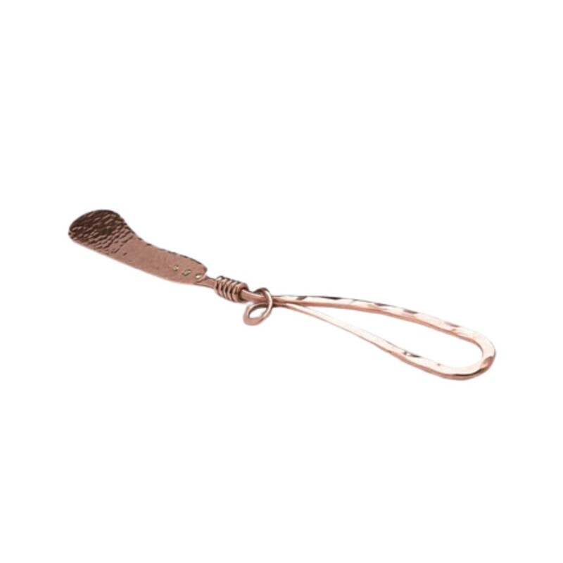 Copper Pate Knife - Vine