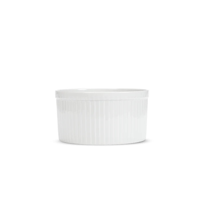 Pleated Deep Souffle Dish-7.25&quot;, 8c