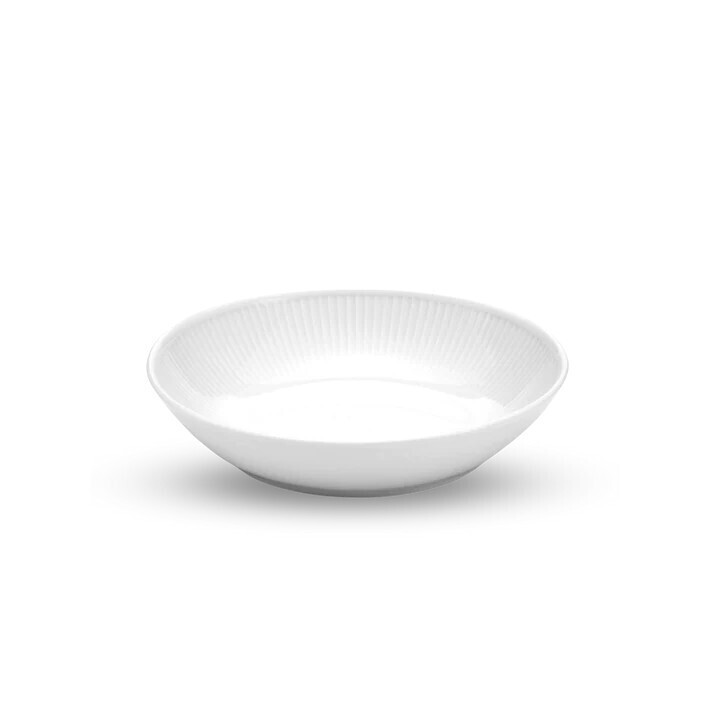 Plisse Shallow Round Bowl 7.75&quot;