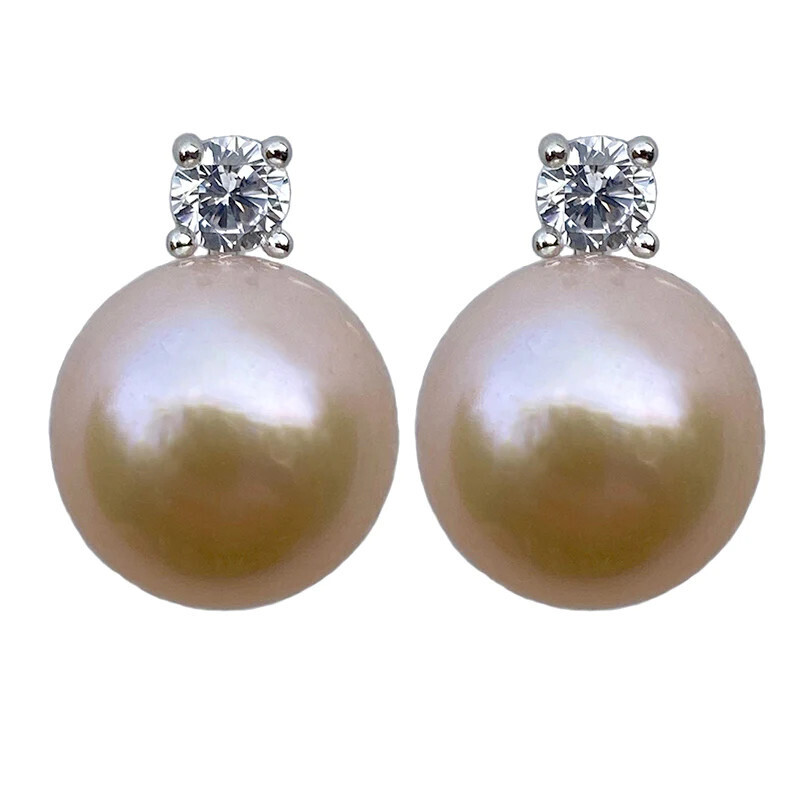 Coco Earring 11Mm (Pink/Silver)