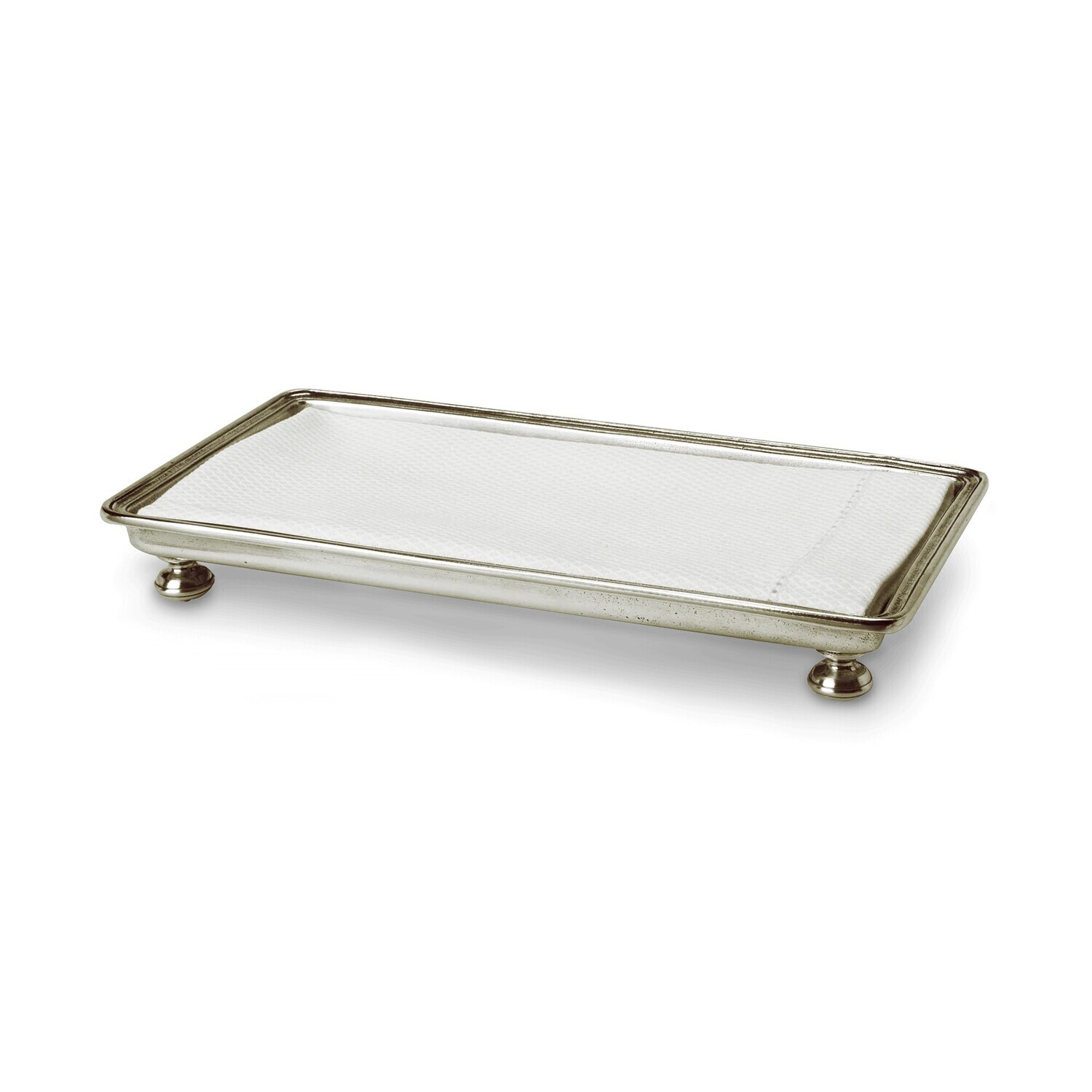 Footed Guest Towel Tray