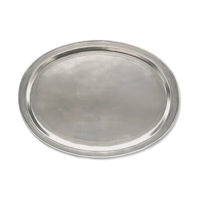 Oval Incised Tray-Large