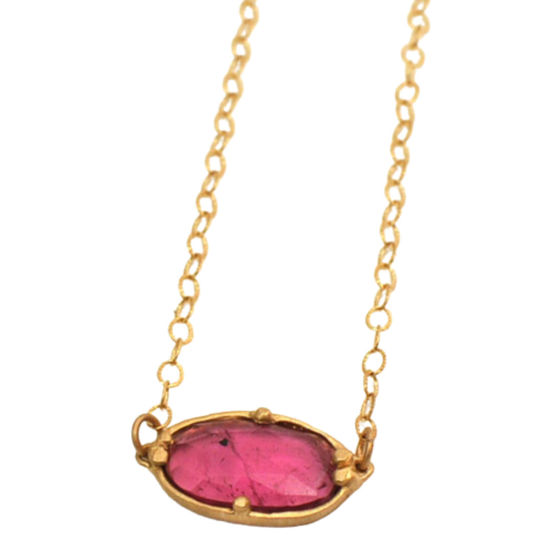 Dawes Designs Rubelite Garnet Necklace