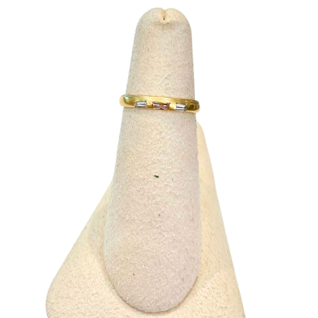 Polly Wales Ultra Slim Crystal Ring
