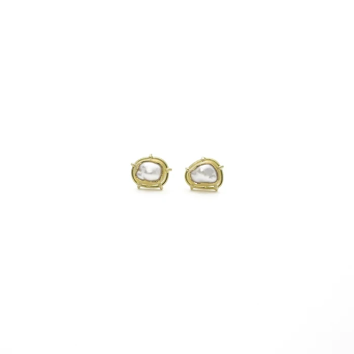 Tura Sugden Keshi Pearl Studs