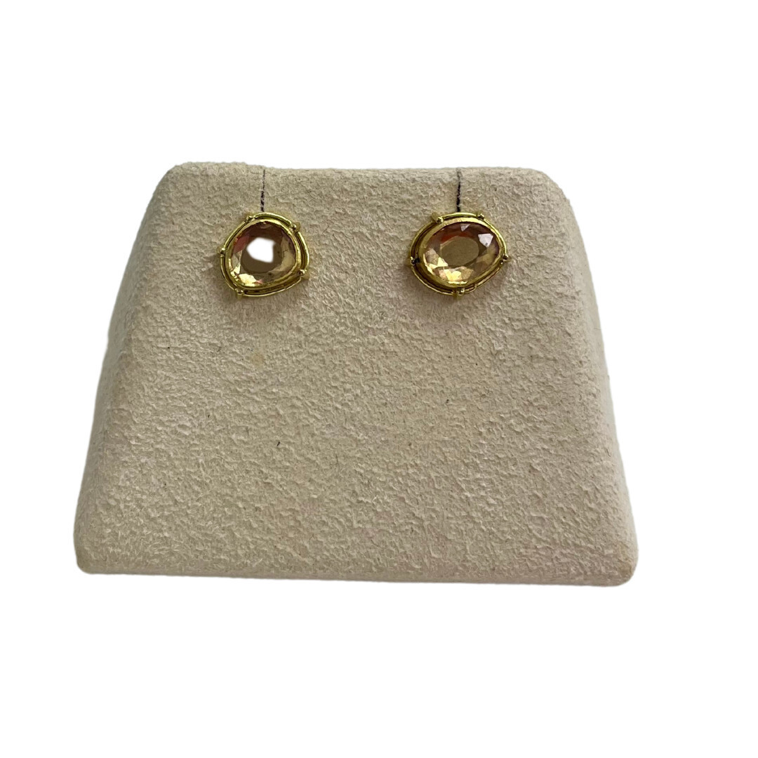 Tura Sugden Pink Tourmaline Studs