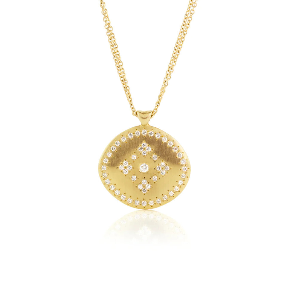 Medium Nostalgia Pendant- Diamond