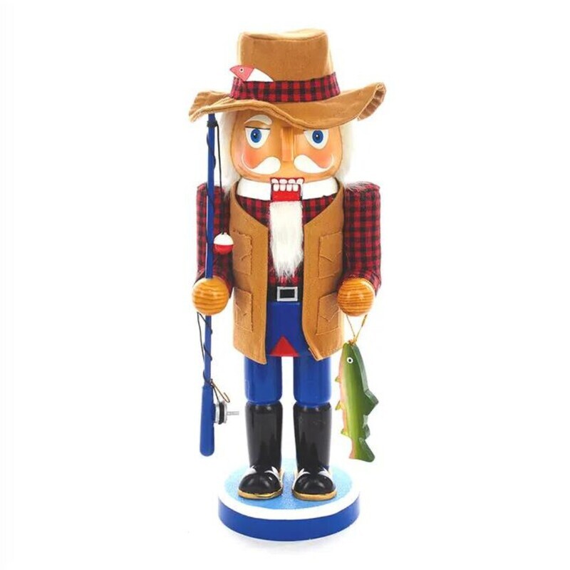 12&quot; Fisherman Nutcracker