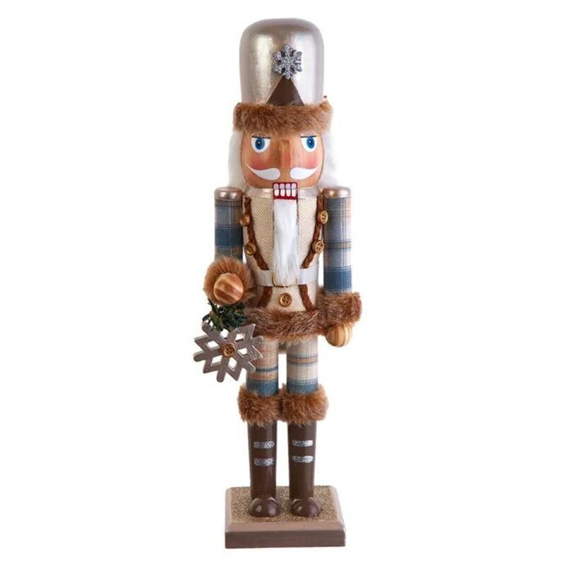 15"  Rustic Glam Nutcracker
