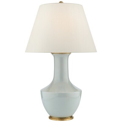 CHA 8661ICB-L Lambay Table Lamp in Ice Blue