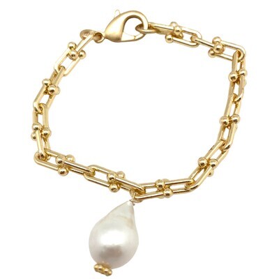 Bracelet- Frederika Wht Pearl