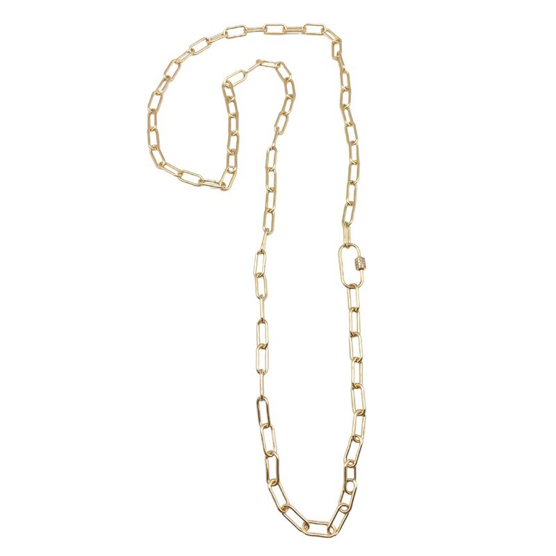 Necklace- Nora Long/Plain