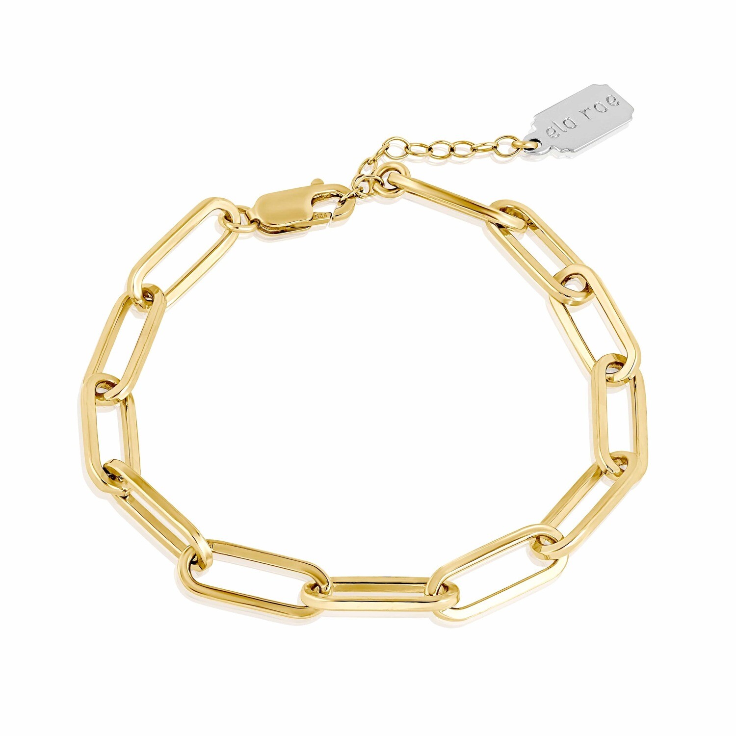 Bracelet- Flat Rectangle Chain