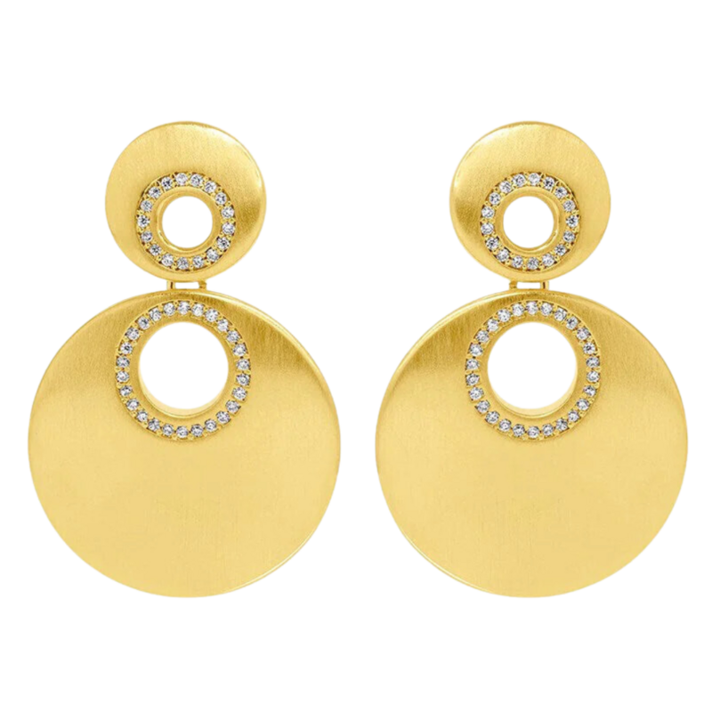 Petit Pave Statement Earrings