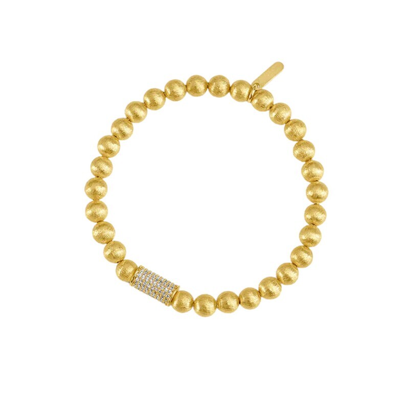 Petite Pave Midi Beaded Bracelet