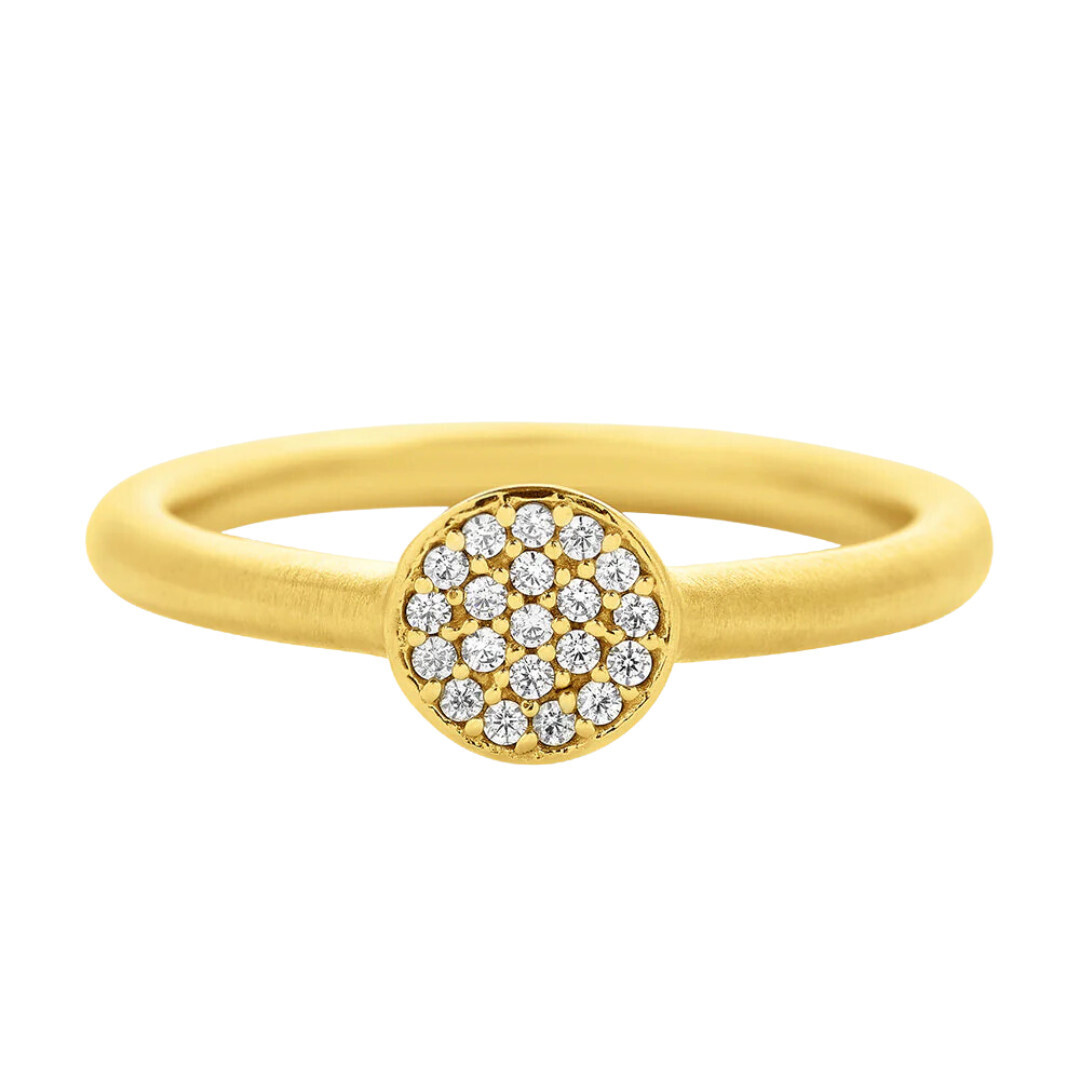 Signature Ring Pave Circle