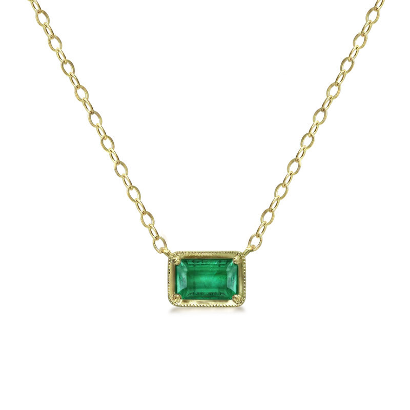 Leone Necklace in Emerald