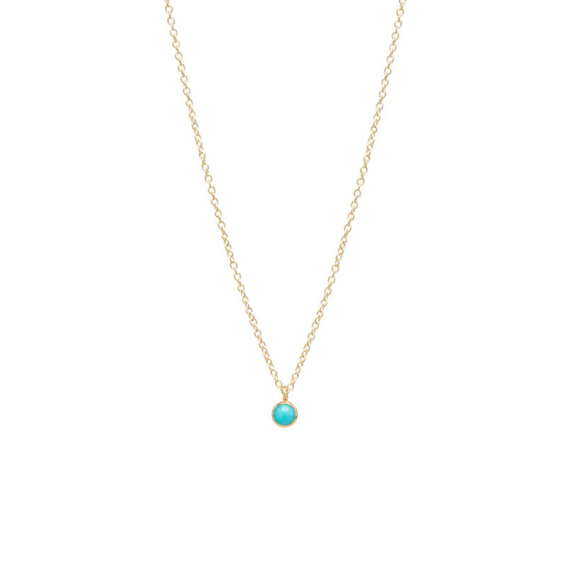 Birthstone Drop- Turquoise Dec