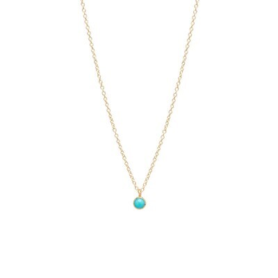 Birthstone Drop- Turquoise Dec