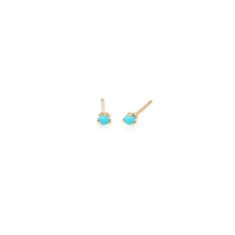 Birthstone Studs Turquoise- December