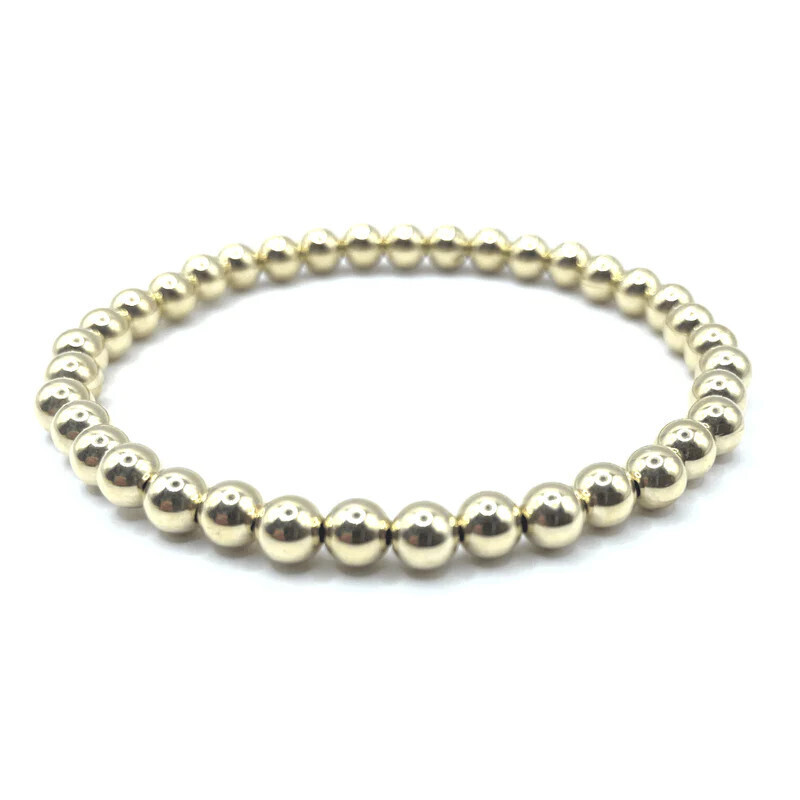 14k GF Karma 5mm Bracelet