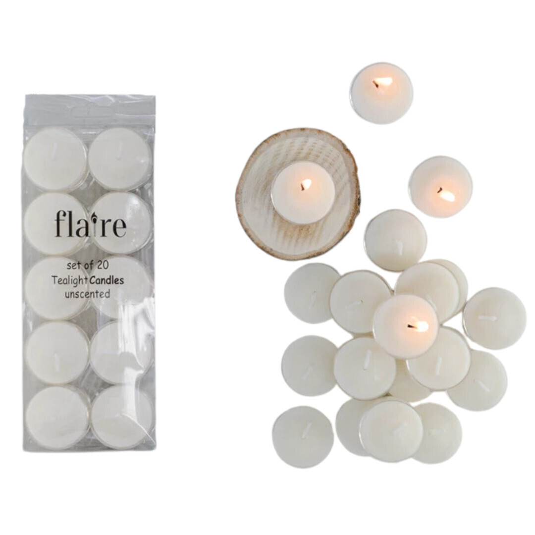 S/20 Unscented Tealights