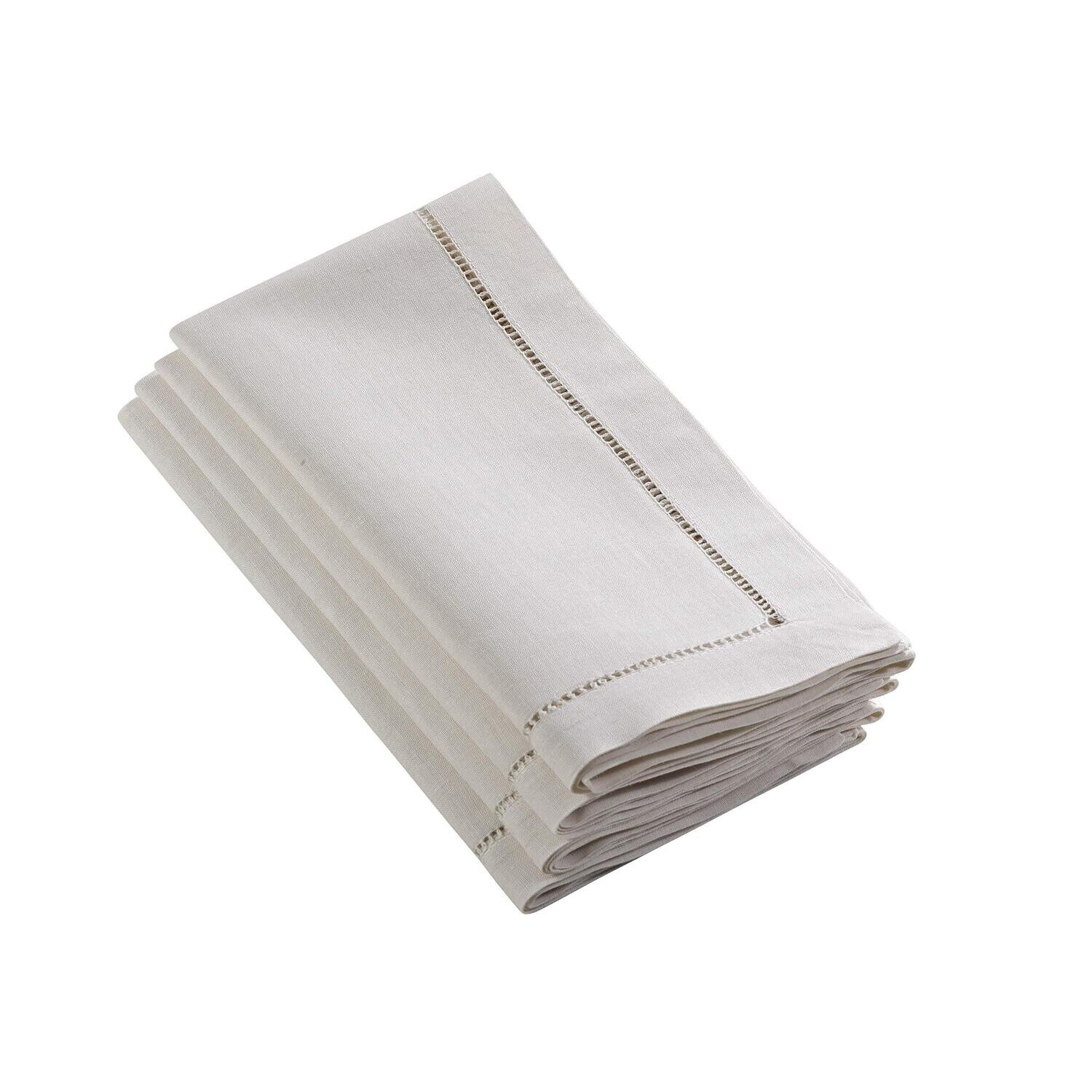 Hemstitch Napkins 20x20, S/4