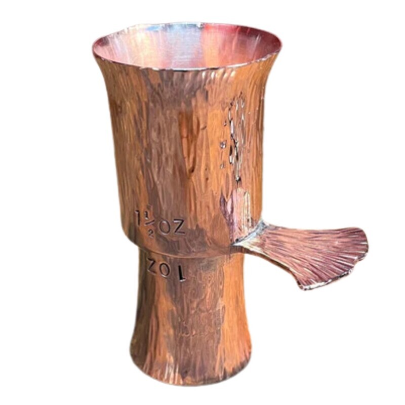 Copper Bishop Ginkgo Jigger