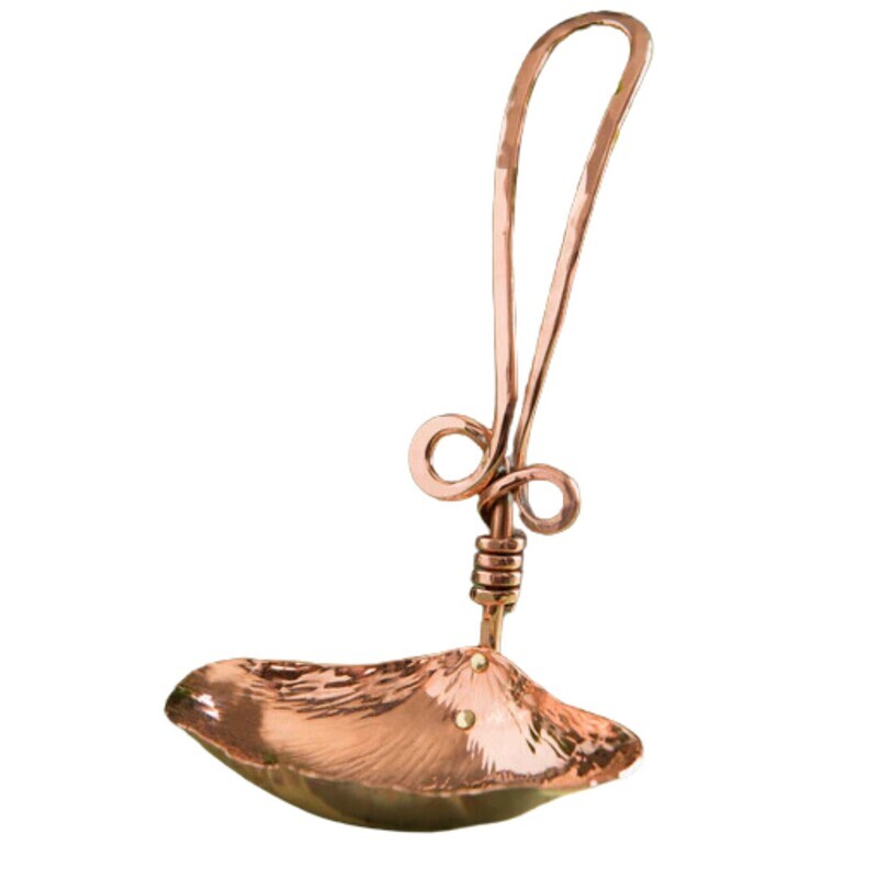 Copper Ginkgo Gravy Ladle