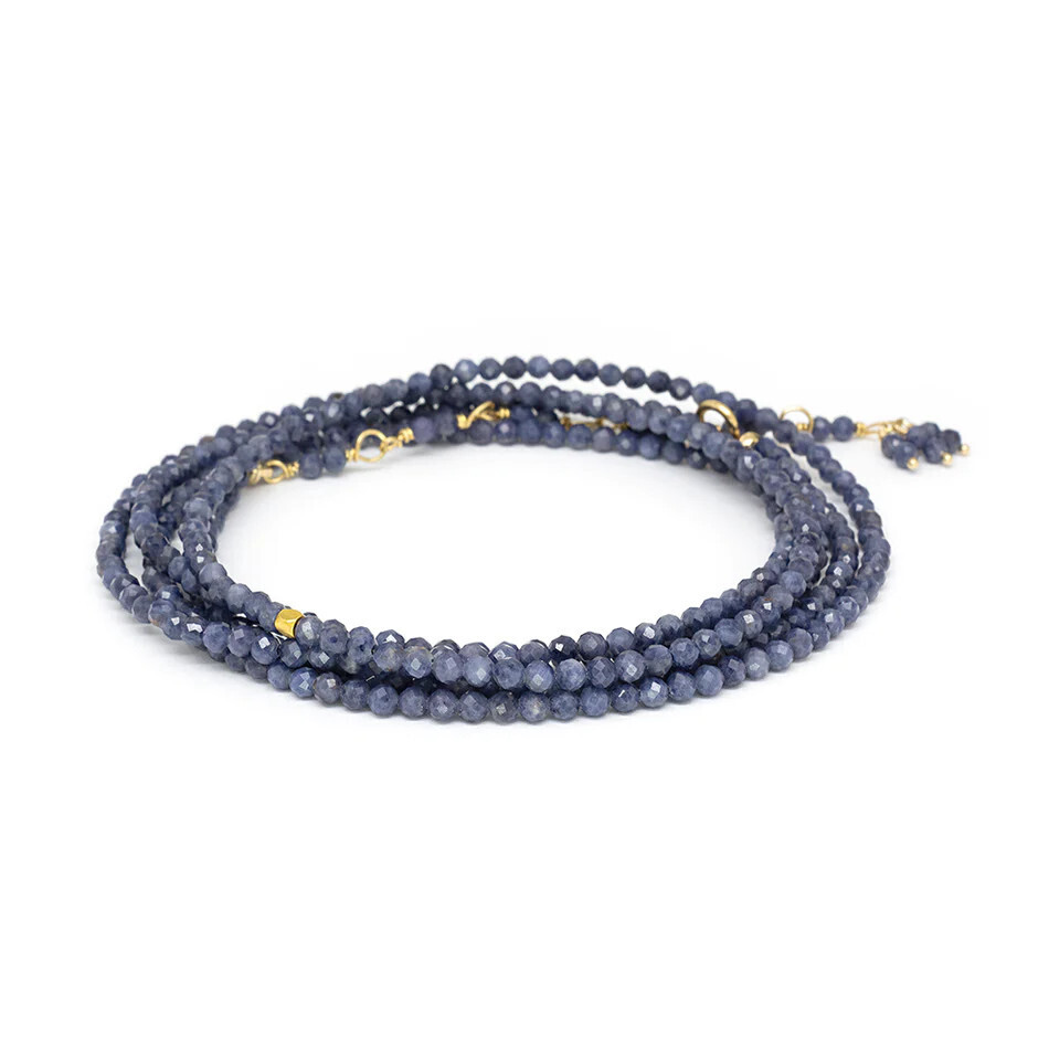 Wrap- Opaque Blue Sapphire