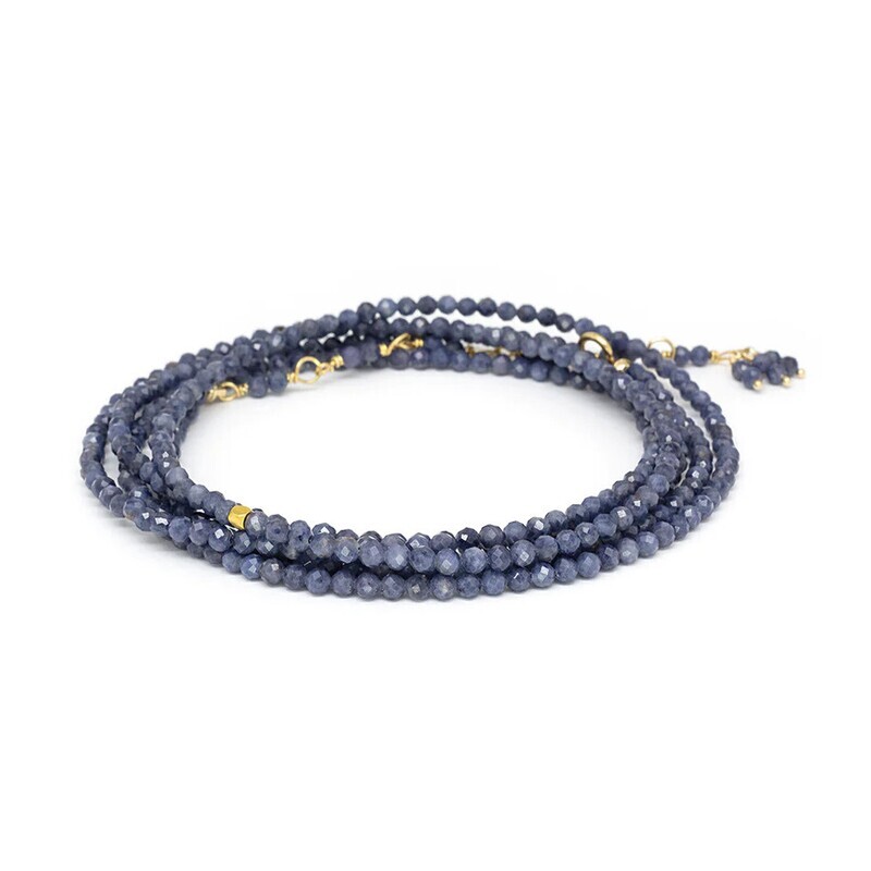 Wrap- Opaque Blue Sapphire