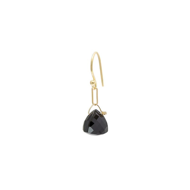 Earrings- Paperclip w. Spinel