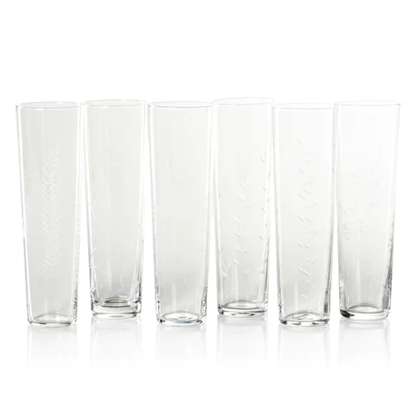 Flora Etched Flute- S/6
