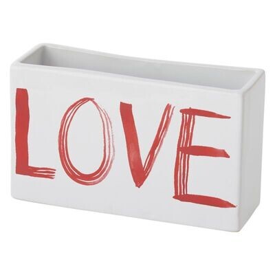 Painted Love Planter 6x2x4.5