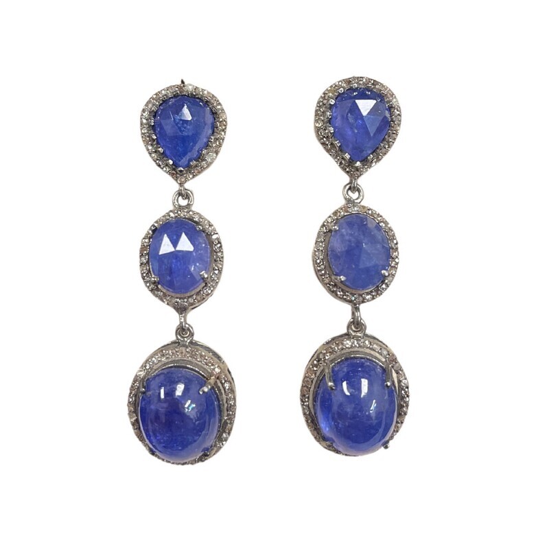 ER- Tanzanite Lg Triple Drop
