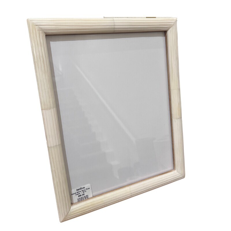 Etched White Bone Photo Frame - 8x10
