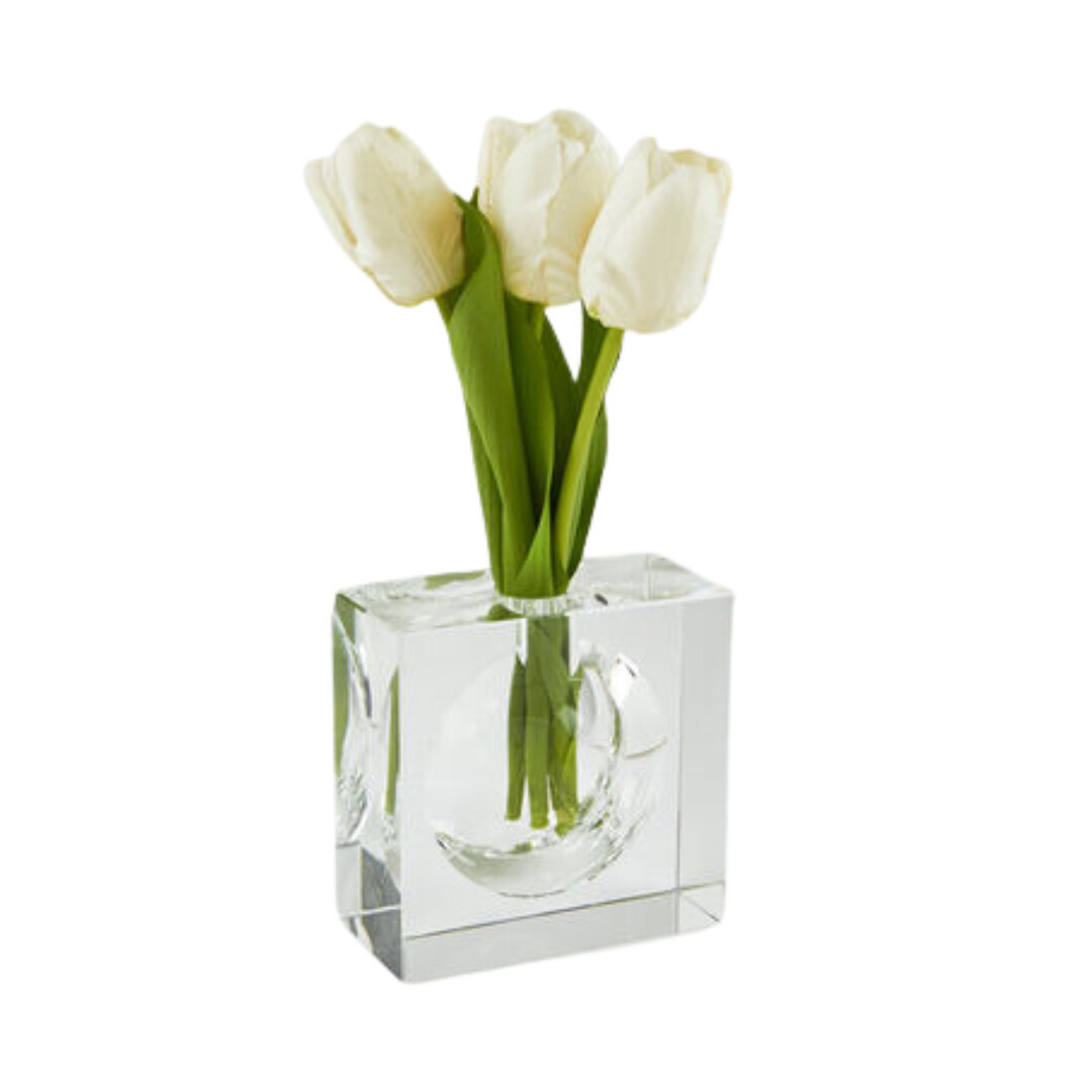 Square Bubble Small Vase