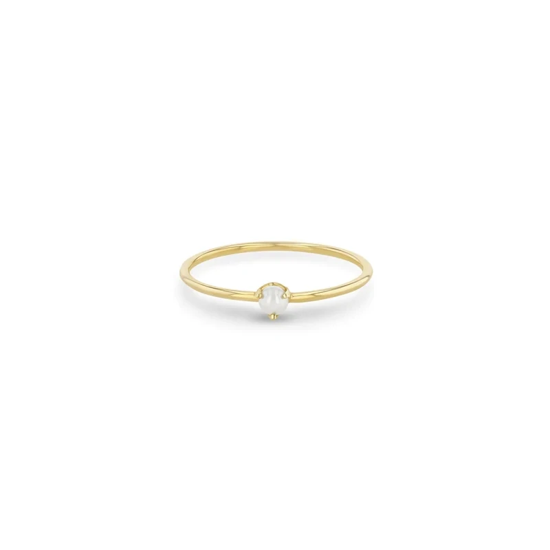 Birthstone Ring - Pearl June