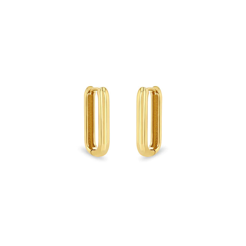 Earrings- 14k Medium U Hoop