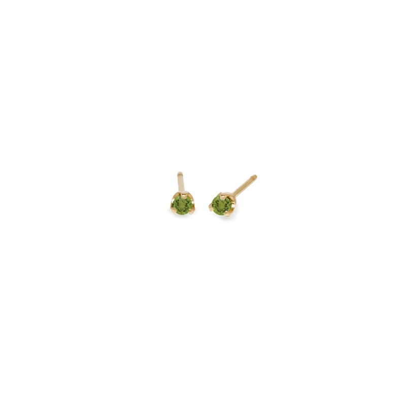 Birthstone Studs Peridot- August