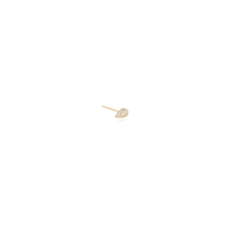 Earrings- Teardrop Pave Stud