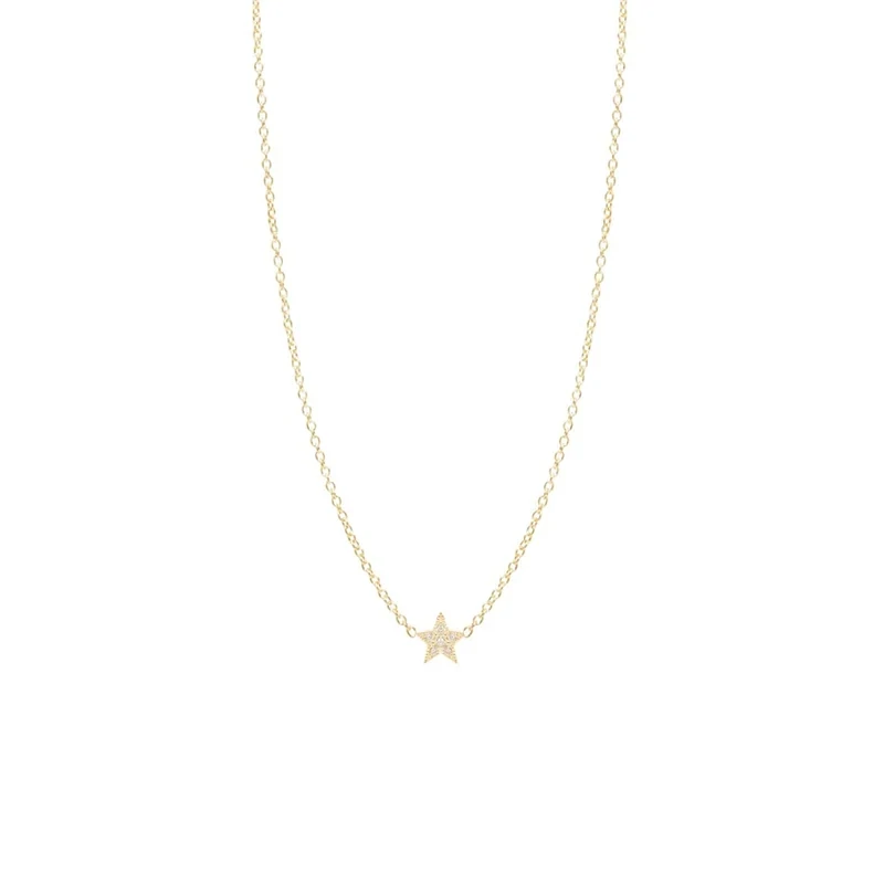 Necklace- Pave Star Necklace