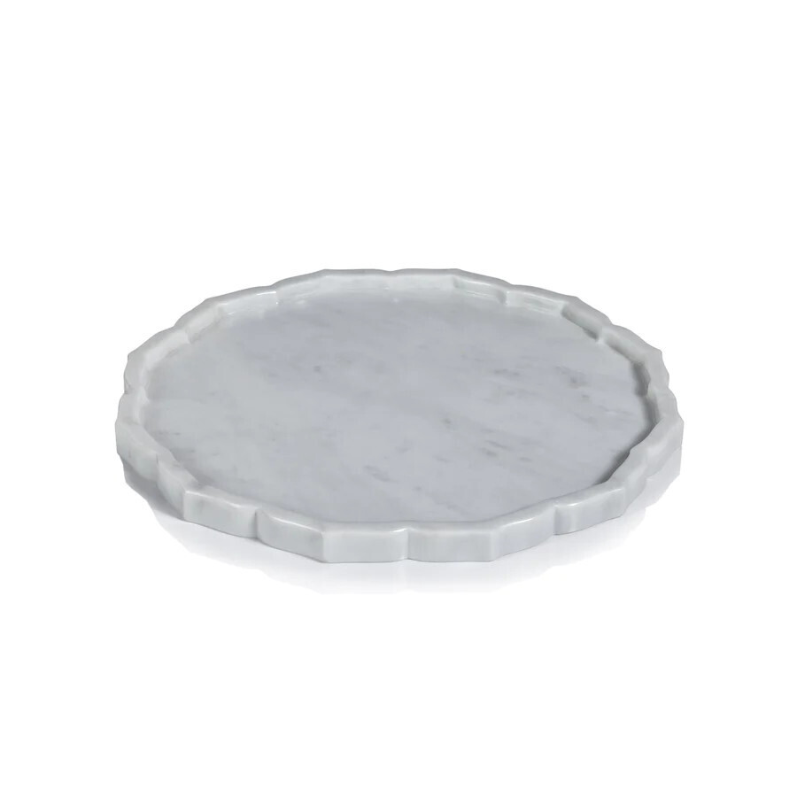 Arabesque Marble Serving Tray