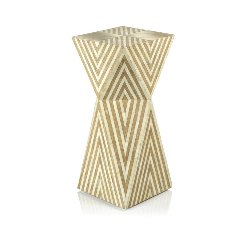 Mariana Bone Inlay Side Table