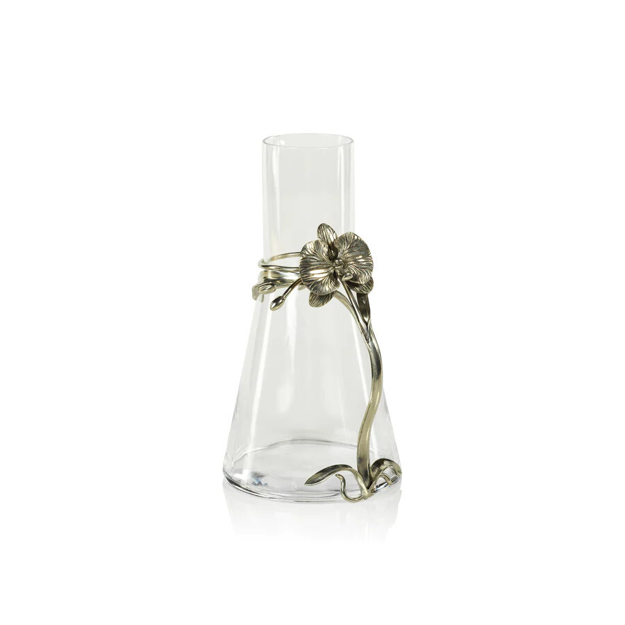 Bogar Orchid Pewter &amp; Glass Pitcher